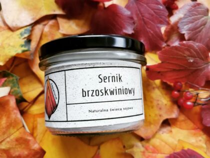 świeca sojowa sernik brzoskwiniowy zdjęcie produktu